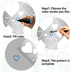 Valentine's Day Stainless Steel Metal Cutting Dies Stencils&nbsp;DIY-WH0518-001