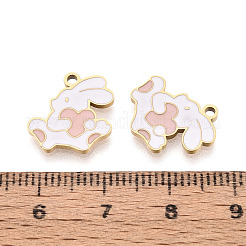 304 Stainless Steel Enamel Pendants&nbsp;STAS-T074-07G