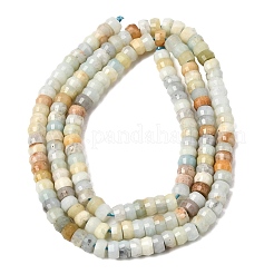 Natural Flower Amazonite Heishi Beads Strands&nbsp;G-A299-A17-01