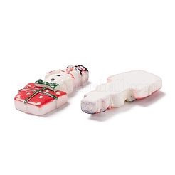 Christmas Themed Opaque Resin Cabochons&nbsp;CRES-P022-07
