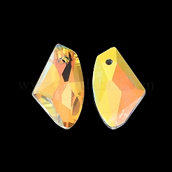 Electroplated Glass Pendants&nbsp;EGLA-M029-04-06