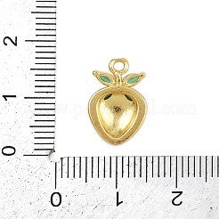 Brass Micro Pave Cubic Zirconia Pendants&nbsp;KK-I352-30G
