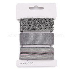 9 Yards 3 Styles Polyester Ribbon&nbsp;SRIB-A014-G02