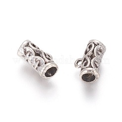 Tibetan Style Alloy Tube Bails&nbsp;PALLOY-F224-20AS