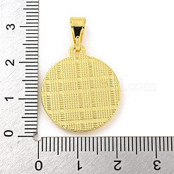 Brass Pendants&nbsp;KK-P263-14G-06