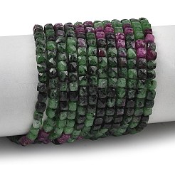 Natural Ruby in Zoisite Beads Strands&nbsp;G-D103-C07