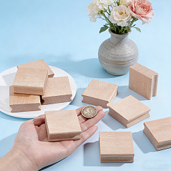 Square Grooved Wood Blocks for Stamp Carving&nbsp;WOOD-WH0062-58