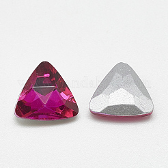 Pointed Back Glass Rhinestone Cabochons&nbsp;RGLA-T087-12mm-09