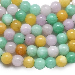 Natural Malaysia Jade Beads Strands&nbsp;G-L645-A01-6mm-34