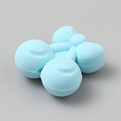 Cherry Food Grade Eco-Friendly Silicone Focal Beads&nbsp;SIL-TAC0002-28F