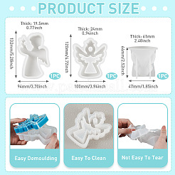 3Pcs 3 Styles Christmas Silicone Molds&nbsp;DIY-TA0015-55