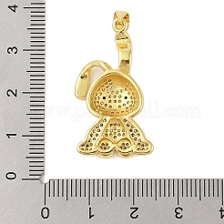 Rack Plating Brass Micro Pave Cubic Zirconia Pendants&nbsp;KK-S380-38B-G