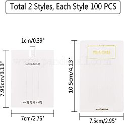 Cardboard Hair Clip Display Cards&nbsp;CDIS-CA0001-02