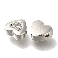 Brass Micro Pave Cubic Zirconia&nbsp;KK-Q001-05P-03
