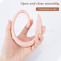 5Pcs 5 Colors Round Plastic Purse Hooks&nbsp;FIND-WR0010-28