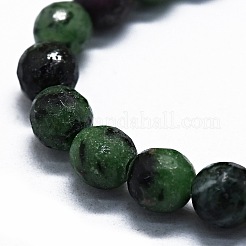 Natural Ruby in Zoisite Beads Strands&nbsp;G-G927-48