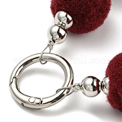 Phone Lanyard Universal Plush Ball Wrist Lanyard&nbsp;LS-HJEW-Q011-01C-P