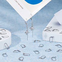 100Pcs 304 Stainless Steel Leverback Earring Findings&nbsp;STAS-DC0015-93