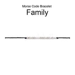 Unisex Adjustable Morse Code Bracelets&nbsp;BJEW-JB04988-02