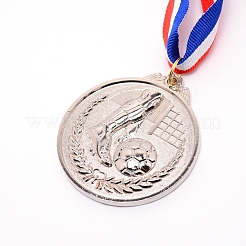 Zinc Alloy Football Medals&nbsp;NJEW-WH0017-01P