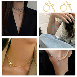 20 Sets Eco-friendly Brass Toggle Clasps&nbsp;KK-DC0002-29