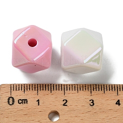 UV Plating Opaque Acrylic Beads&nbsp;OACR-D316-10