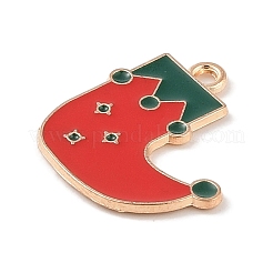 Christmas Theme Alloy Enamel Pendants&nbsp;ENAM-Z010-05A-KCG