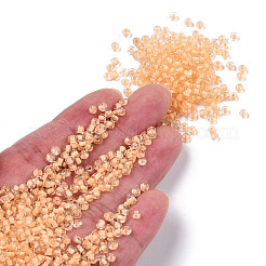 8/0 Transparent Inside Colours Glass Seed Beads&nbsp;SEED-R051-09B-02