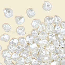 100Pcs ABS Plastic Imitation Pearl Beads&nbsp;OACR-LT0001-09