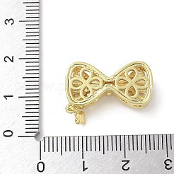 Brass Micro Pave Cubic Zirconia Pendants&nbsp;KK-A236-21G-01