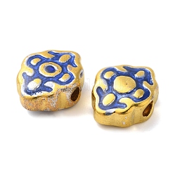 Rack Plating Brass Enamel Beads&nbsp;KK-P276-37G