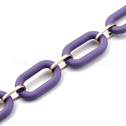 Handmade Acrylic Cable Chains&nbsp;AJEW-JB00713-02
