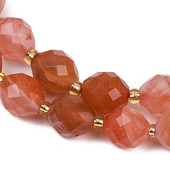 Natural South Red Agate Beads Strands&nbsp;G-N342-149E