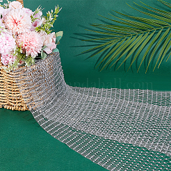 Rhinestone Mesh Fabric&nbsp;DIY-OC0015-21B