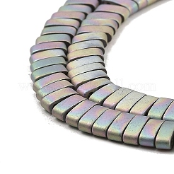 Electroplated Frosted Non-magnetic Synthetic Hematite Beads Strands&nbsp;G-G089-A01-13