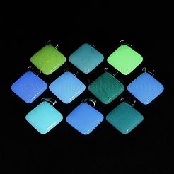 Synthetic Noctilucent Stone/Luminous Stone Pendants&nbsp;G-Z054-06C