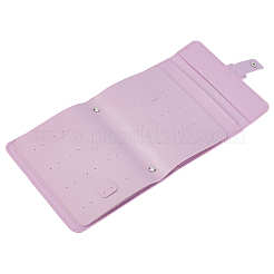 1Pc Rectangle PU Imitation Leather Earring Jewelry Rolls&nbsp;ABAG-CL0001-37A