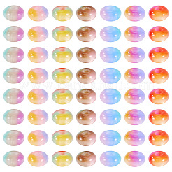 56Pcs 7 Colors Triple Color Resin European Beads&nbsp;RESI-TA0004-40