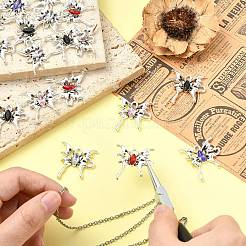 20Pcs 5 Colors Alloy Rhinestone Pendants&nbsp;FIND-CJ0005-88