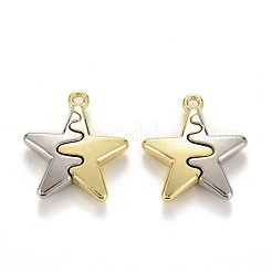 Spray Painted Alloy Pendants&nbsp;FIND-I016-B01
