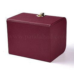 PU Leather Jewelry Organizer Box&nbsp;CON-P012-04C