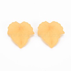 Autumn Theme Transparent Frosted Acrylic Pendants&nbsp;PAF002Y-9