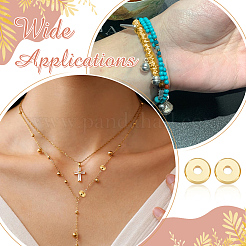 240Pcs 6 Styles Brass Beads&nbsp;KK-ME0001-69G