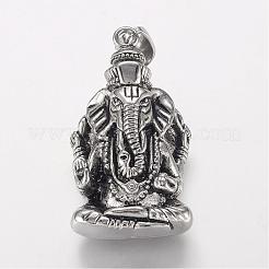 304 Stainless Steel Pendants&nbsp;STAS-P137-15
