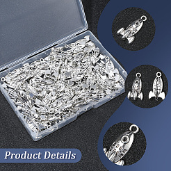 100Pcs Tibetan Style Alloy Pendant Rhinestone Settings&nbsp;TIBE-SC0002-58