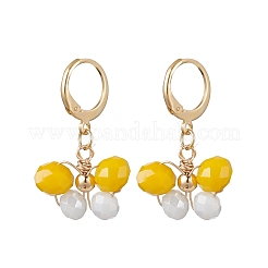 7 Pairs 7 Colors Alloy Dangle Leverback Earrings&nbsp;EJEW-JE05716