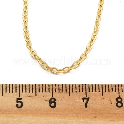 Brass Cable Chains Necklaces for Women&nbsp;NJEW-D302-47G