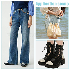 4Pcs 2 Style Alloy Enamel Boot Strap Chains&nbsp;HJEW-WR00008