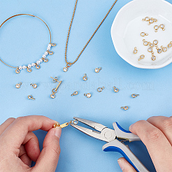 50Pcs Clear Cubic Zirconia Charms&nbsp;KK-PH0010-33