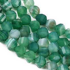 Natural Banded Agate Beads Strands&nbsp;G-P611-C11-01